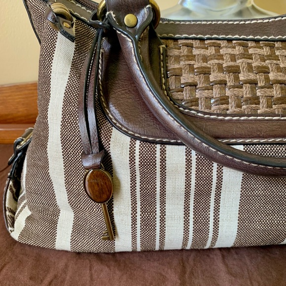 Fossil Canvas Medium Handbag - Picture 3 of 8